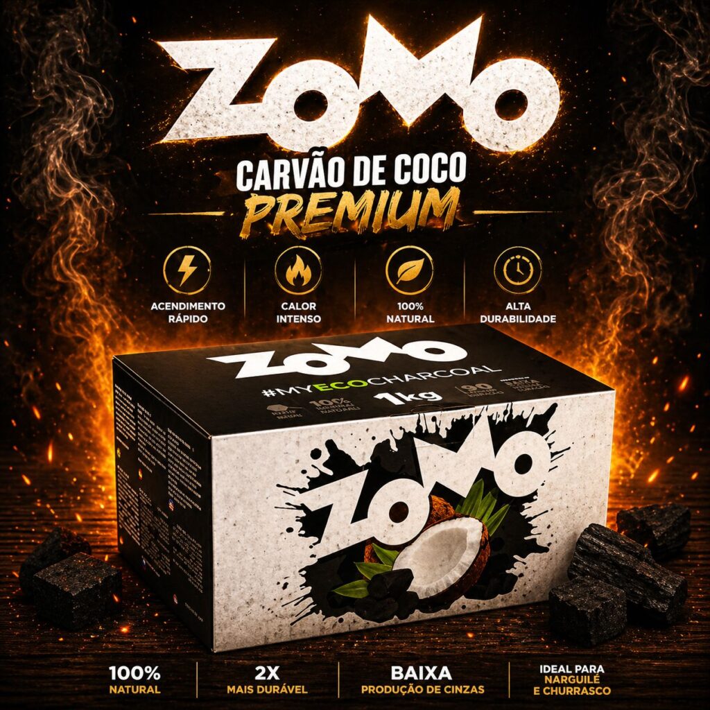 CARVÃO ZOMO 1KG