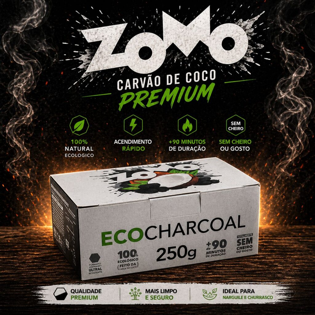 CARVÃO ZOMO 250g