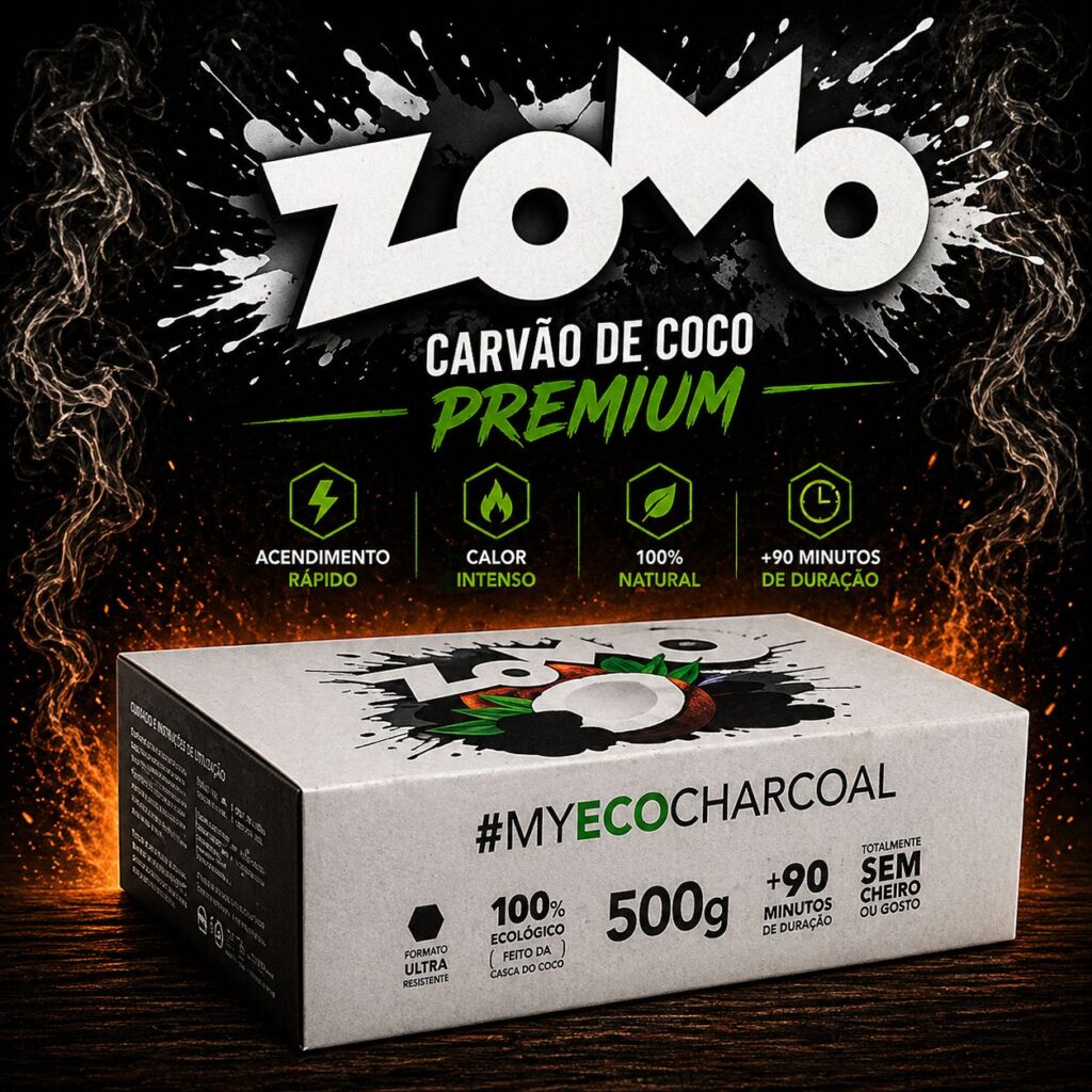 CARVÃO ZOMO 500g
