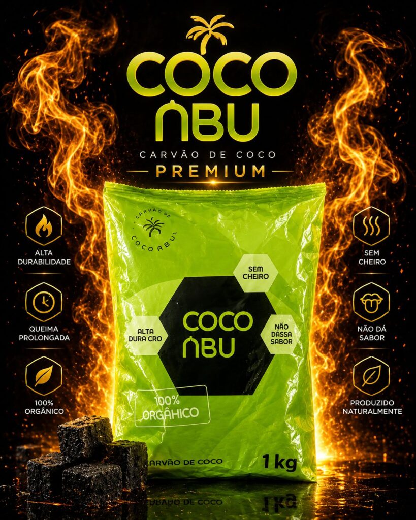 CARVÃO COCO ABU 1KG