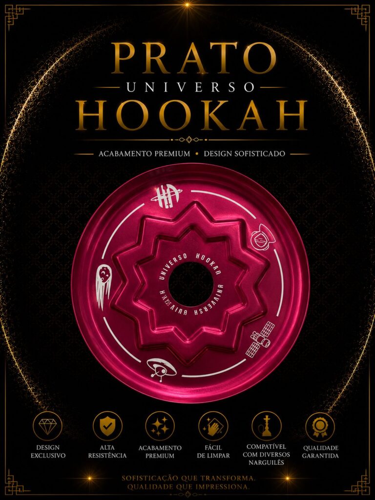 PRATO UNIVERSO HOOKAH
